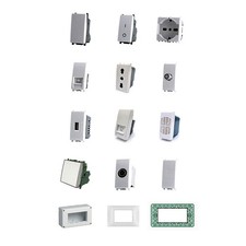 Serie Vimar Plana compatibile frutti interruttore pulsante presa placca Schuko