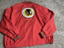 Vintage Peak Performance Red ‘Man And Nature’ Retro Jacket Made Portugal Mens XL