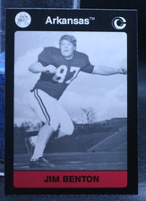1991 Collegiate Collection Arkansas Razorbacks #41 - Jim Benton