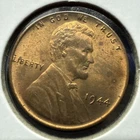 1944 Lincoln Wheat Cent BU Uncirculated Mint State Bronze Red Penny 1c Coin