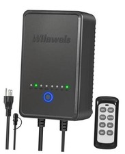 Low Voltage Landscape Transformer with Remote, Weatherproof Low Voltage 150W