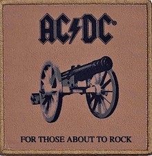 Image of AC/DC For Those About To Rock Sew On Patch