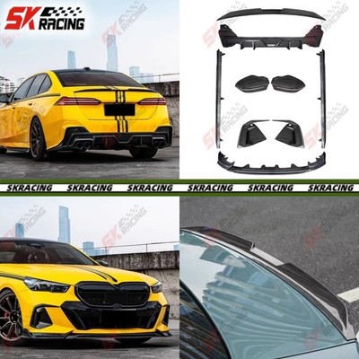 Front Rear Lip Wing Kits Fits BMW 5 Series G60M-sport i5M60 24+ Dry Twill Carbon
