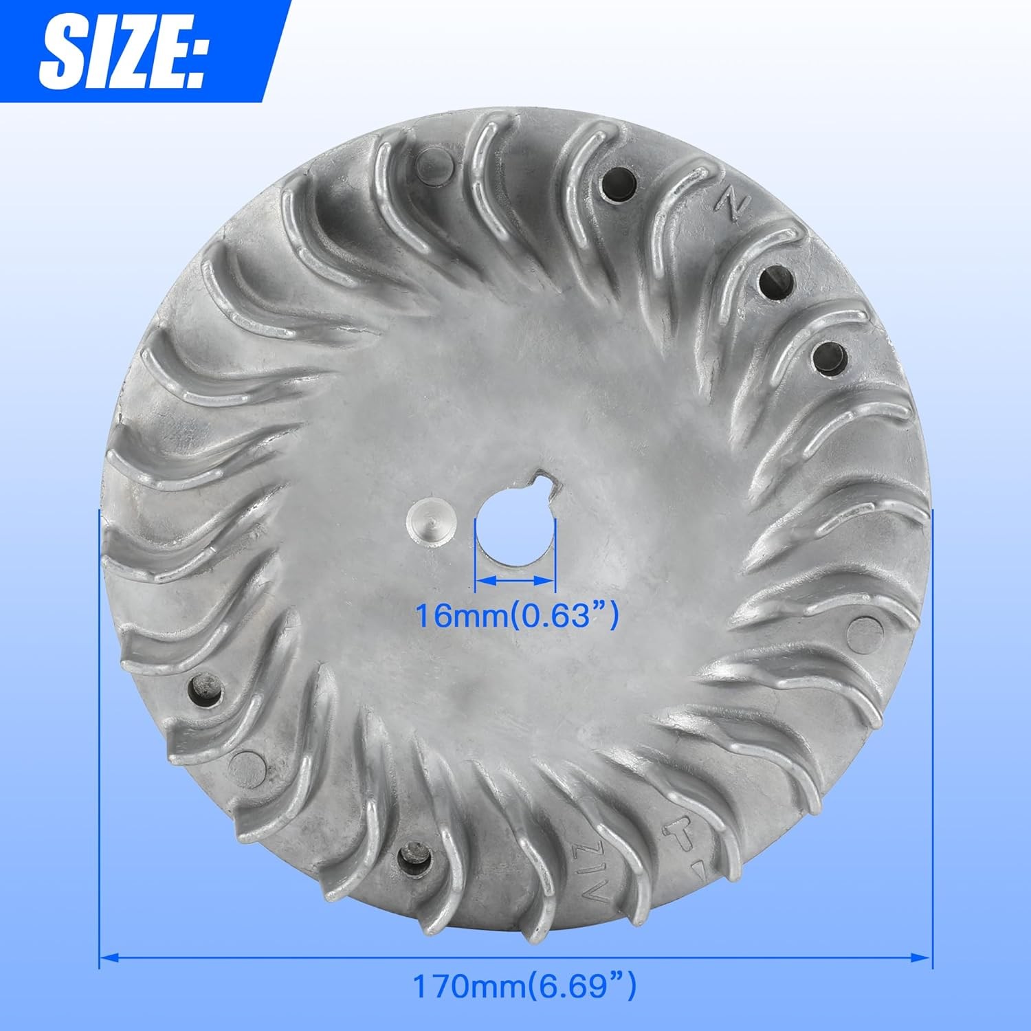 YOXUFA Aluminum Flywheel 10krpm for Non hemi Predator 212cc 224cc 196cc 200cc 20