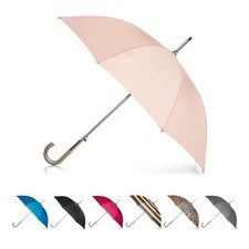 Men's 's Eco Umbrella - Auto Open, Water-Resistant, 46" Canopy, Evening Sand