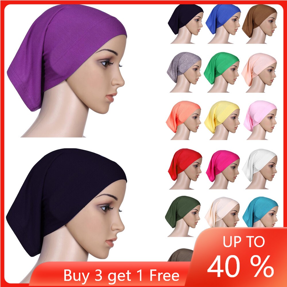 Cuffia Interna In Cotone Per Hijab, Taglia Unica Donna - Sottoturbante Muslim