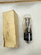 Tung-Sol 5V4G Rectifier Tube Tests Strong-NOS