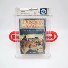 NES Nintendo DUNGEON MAGIC: SWORD OF ELEMENTS - WATA GRADED 7.5 A! NEW & Sealed!