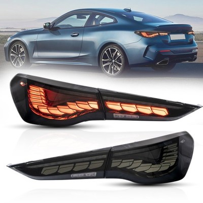 2*VLAND LED Rücklichter Für BMW 4 Serie G22/23/26 2020-24 Animation Gelb Blinker