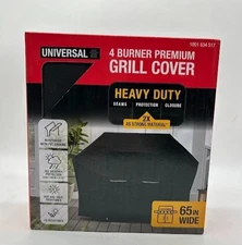 NEW Universal HD 3 Burner Premium Grill Cover 55" Wide 1007568546 Black FreeShip