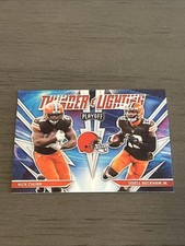 2021 Panini Playoff Nick Chubb Odell Beckham Thunder and Lightning Prizm Browns