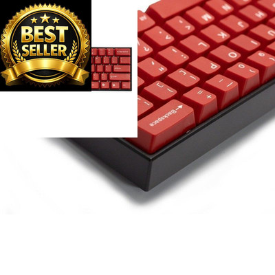 TAI-HAO OEM Profile Red Keycaps 122 ANSI Layout Compatible with All MX 