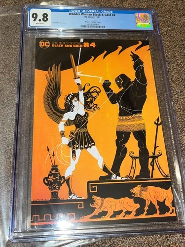 Wonder Woman Black and Gold 4, Bergara 1:25 Variant, CGC Graded 9.8