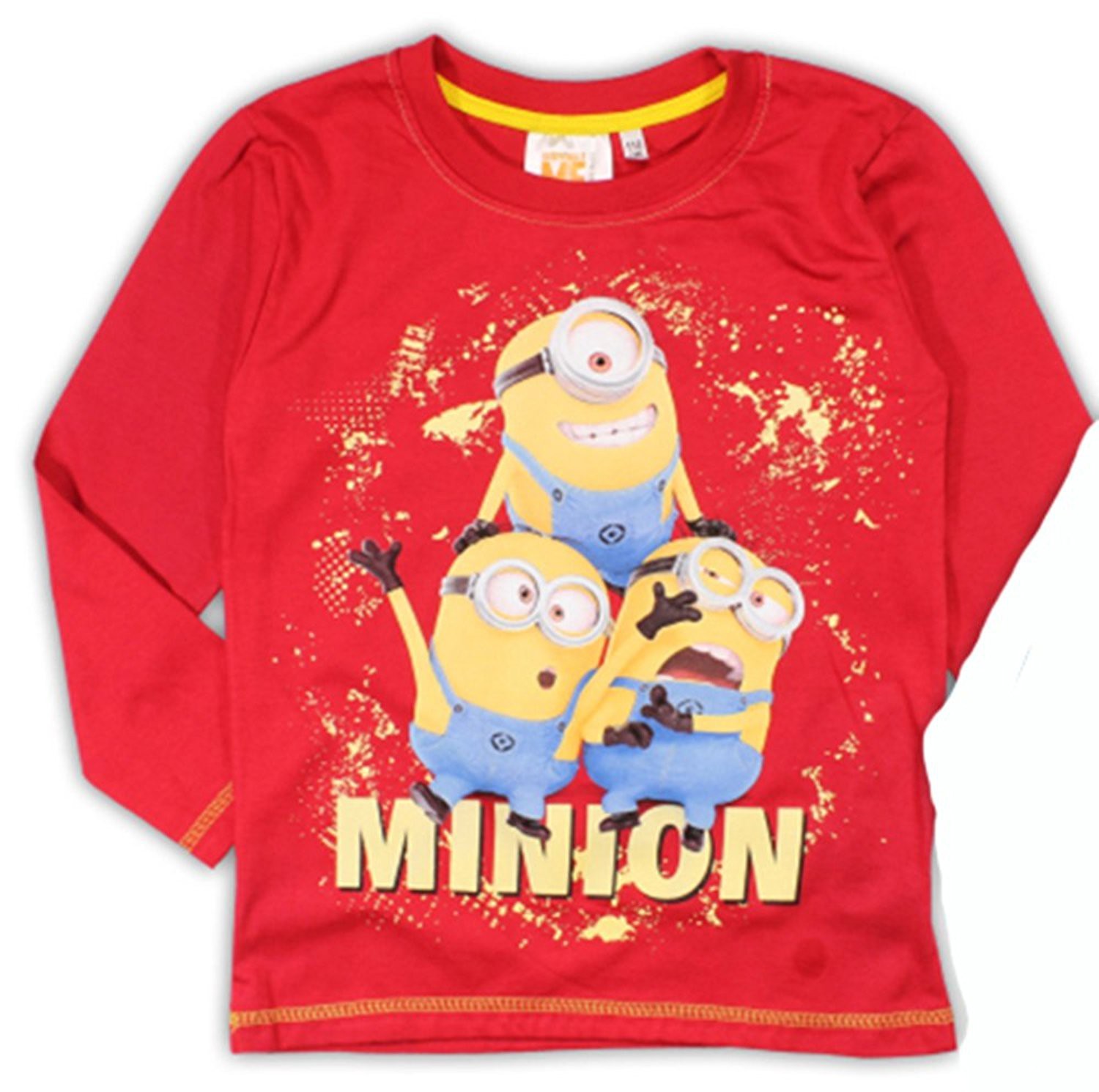 ФУТБОЛКА С МИНЬОНАМИ Minion-футболка С миньонами ROT Langarm Bad Me