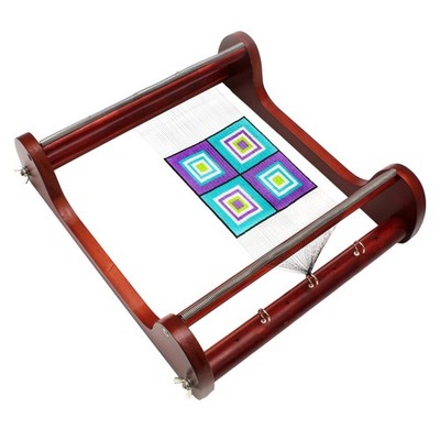 The Beadsmith Wooden Bead Loom, 12.5  x 13  x 3.5 , Includes Assembly Instruc...