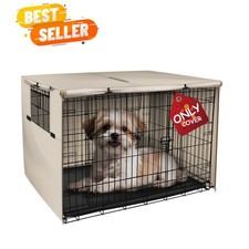 Dog Crate Cover Heavy Duty Polyester Pet Kennel Sunshade Universal Fit for 18...
