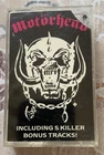 Motorhead Motorhead 1988 Cassette Roadrunner Records RRC 9357  Metal 5 bonus trk