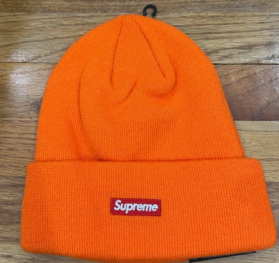 NEW IN BAG Supreme "S" Box Logo Orange Beanie FW24 - Image 3 of 4