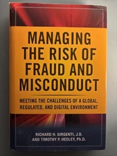 Managing the Risk of Fraud & Misconduct by R. Girgenti and T. Hedley (Hardcover)
