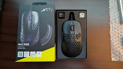   Xtrfy M42 RGB Wired Black - Symmetric Gaming Mouse - Open Box Never Used