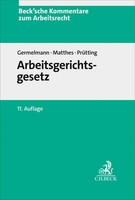 Arbeitsgerichtsgesetz. Arbgg | Claas-Hinrich Germelmann (U. A.) | Buch | Xxvii