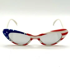 Patriotic American Flag Sunglasses Stars & Stripes July 4th Independence Freedom