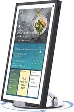 Almoz Swivel and Tilt Stand for Echo Show 15, Aluminum silver