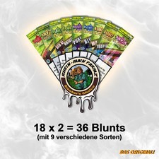 Juicy Jay's Hemp Hanf Wraps Blunt | ohne Tabak & Nikotin (18 x 2 = 36 St&uuml;ck)