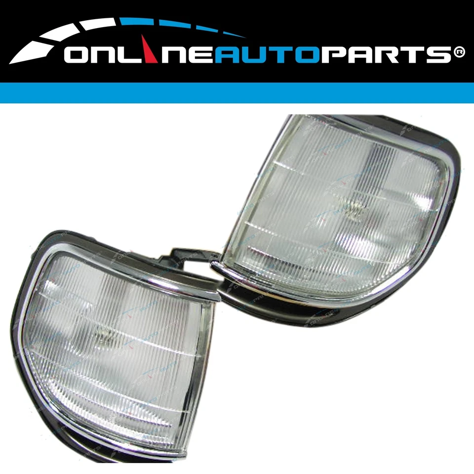 LH+RH Corner Park Lights Pair for Toyota Landcruiser 80 Series 1990-1997 L+R Set - Image 2 of 4