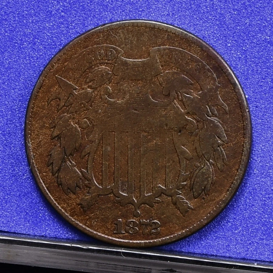 1872 Two Cent Piece - VF Details, Corroded (#60214-L) | eBay