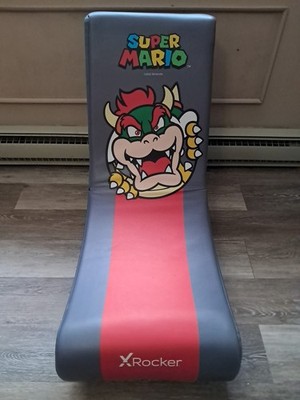 Super Mario Bowser X Rocker Gaming Chair Foldable Floor Rocker Rare Nintendo