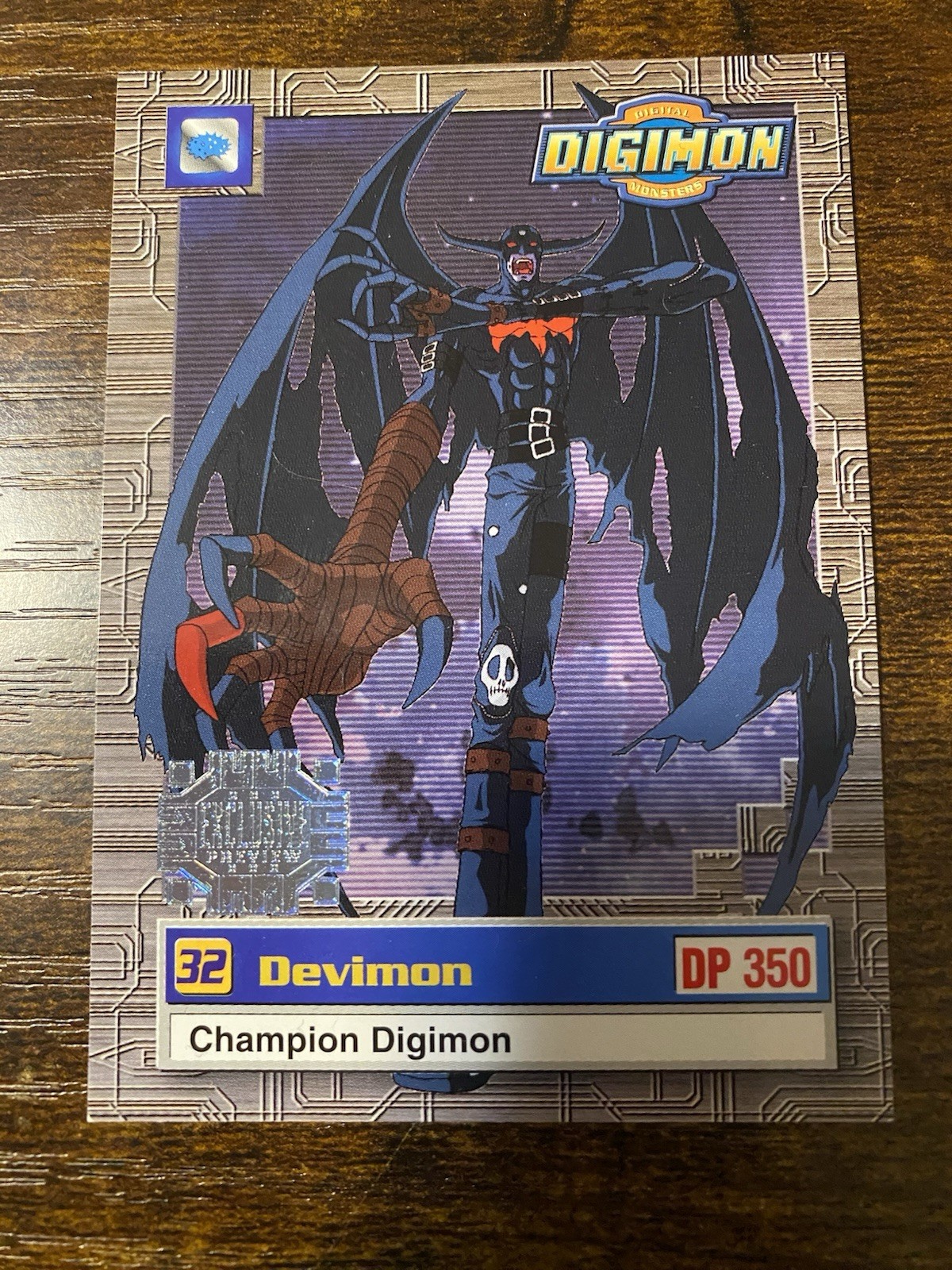 Digimon - Devimon #32  30 of 34 Exclusive Preview Stamp Vintage 1999