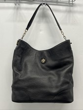 Tory Burch Carter Women's Leather Hobo Bag - Black