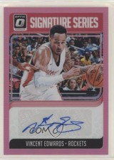 2018-19 Donruss Optic Signature Series Pink Prizm 1/25 Vincent Edwards Auto uk2