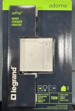 ADTP700RMTUW1 Legrand Adorne sofTap WiFi-ready Univeral Dimmer (White)