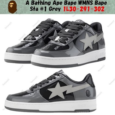 A Bathing Ape Bape WMNS Bape Sta #1 grau 1L30-291-302 Damengröße