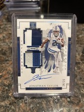 2020 Impeccable Elegance Rookie Helmet & Patch Auto Jonathan Taylor /35