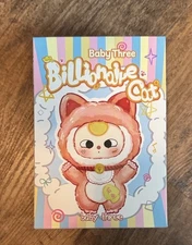 Baby Three Billionaire Cat Blind Box • Sealed Random Plush • Cute Collectible