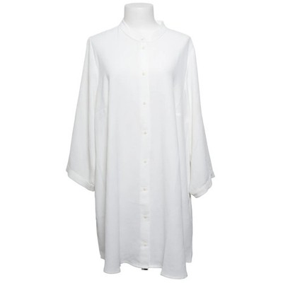 Flash by Zizzi, Bluse, Größe: M, Weiß, Recyceltes Polyester, Einfarbig #rnZ