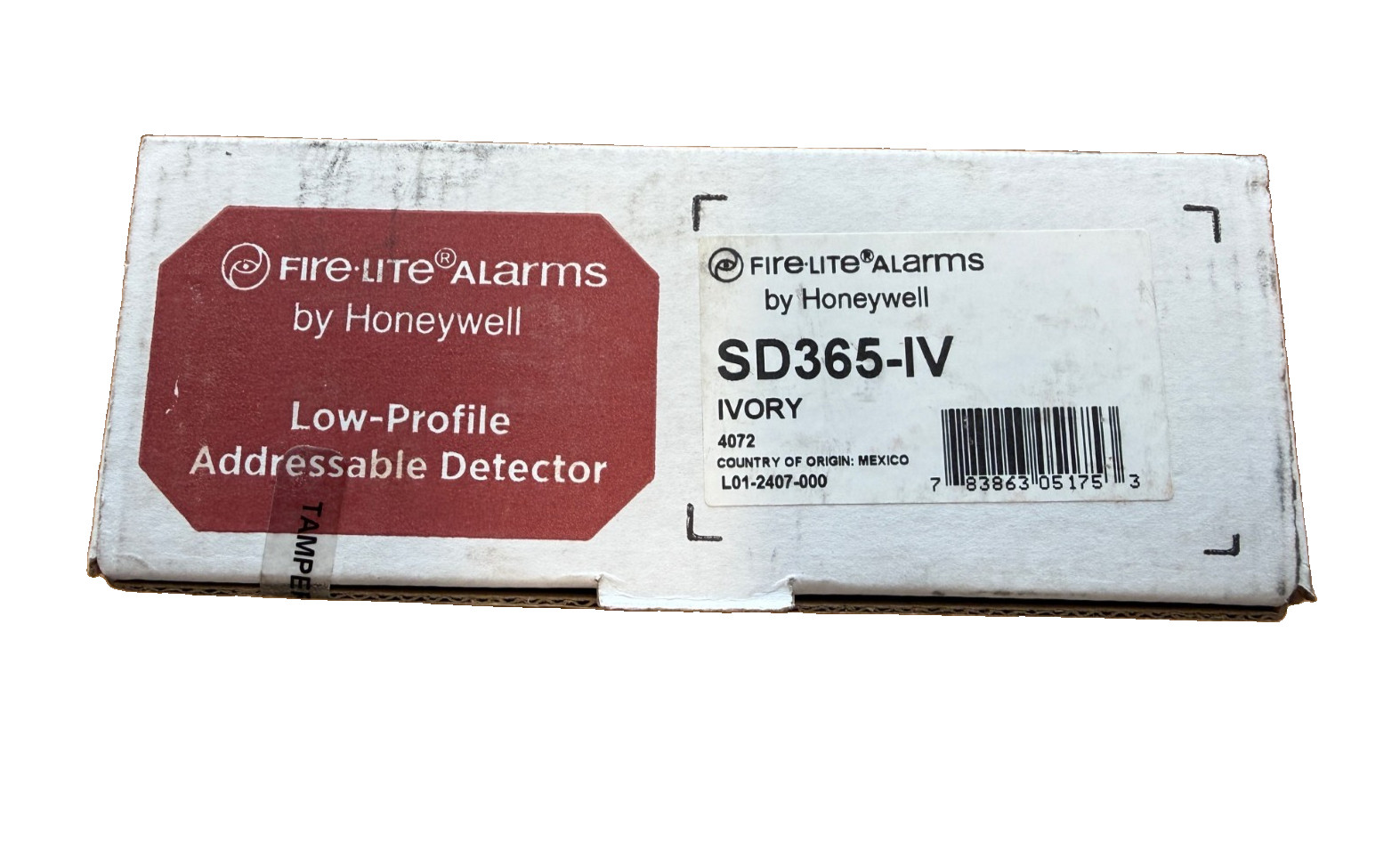 Honeywell Fire-Lite SD365-IV Alarm Sensor Ivory