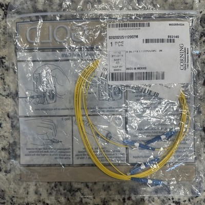 GOLD CORNING OPTICAL  COMMUNICATIONS FIBER OPTIC CABLE  