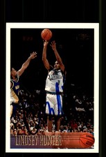 Signed Basketball Card Auto Lindsey Hunter 1996-97 Topps #174 Detroit Pistons