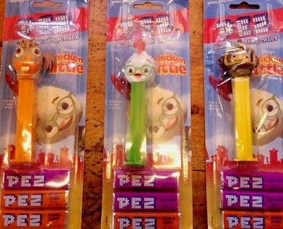 Disney Chicken Little PEZ Dispenser Set 3 Pack Sealed Mint On Card 2005