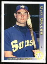 2000 Grandstand Jacksonville Suns MATT MILLER RC TIGERS LUBBOCK TX