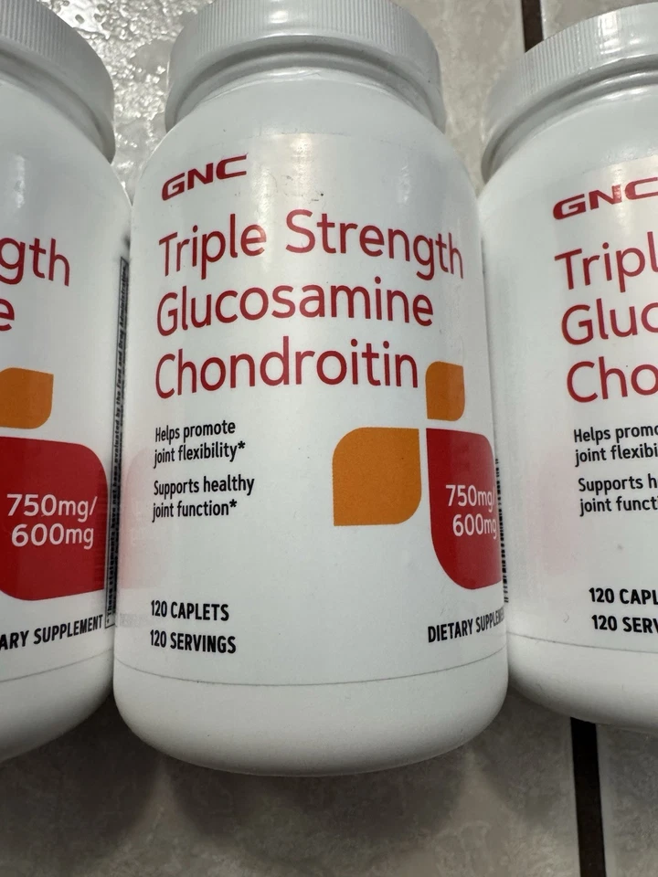 Глюкозамин хондроитин тройной силы GNC 750 мг/600 мг 120 каплет - Изображение 2 из 4