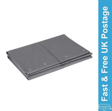 4m x 500mm Caravan Draught Skirt Grey 450gsm PVC UV Resistant Awning Skirt