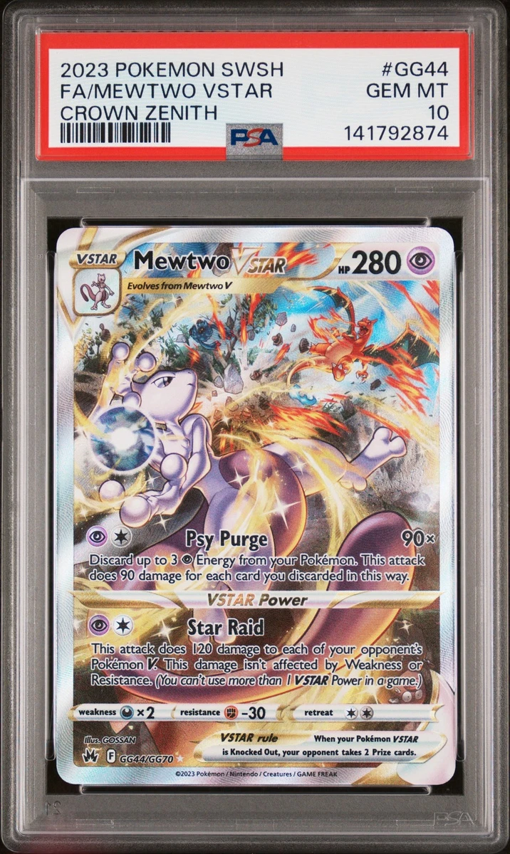 Pokémon Mewtwo Grade 10 Pokémon TCG Individual Collectible Card