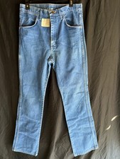 Modern Vintage Wrangler Straight Blue Denim Jeans