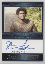 2024 Game of Thrones Legends the Realm Blue Steven Cole as Kovarro Auto 0fr5
