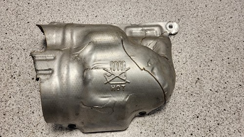 BMW F20 116i, Wärmeschutzblech Turbolader, 11657606649